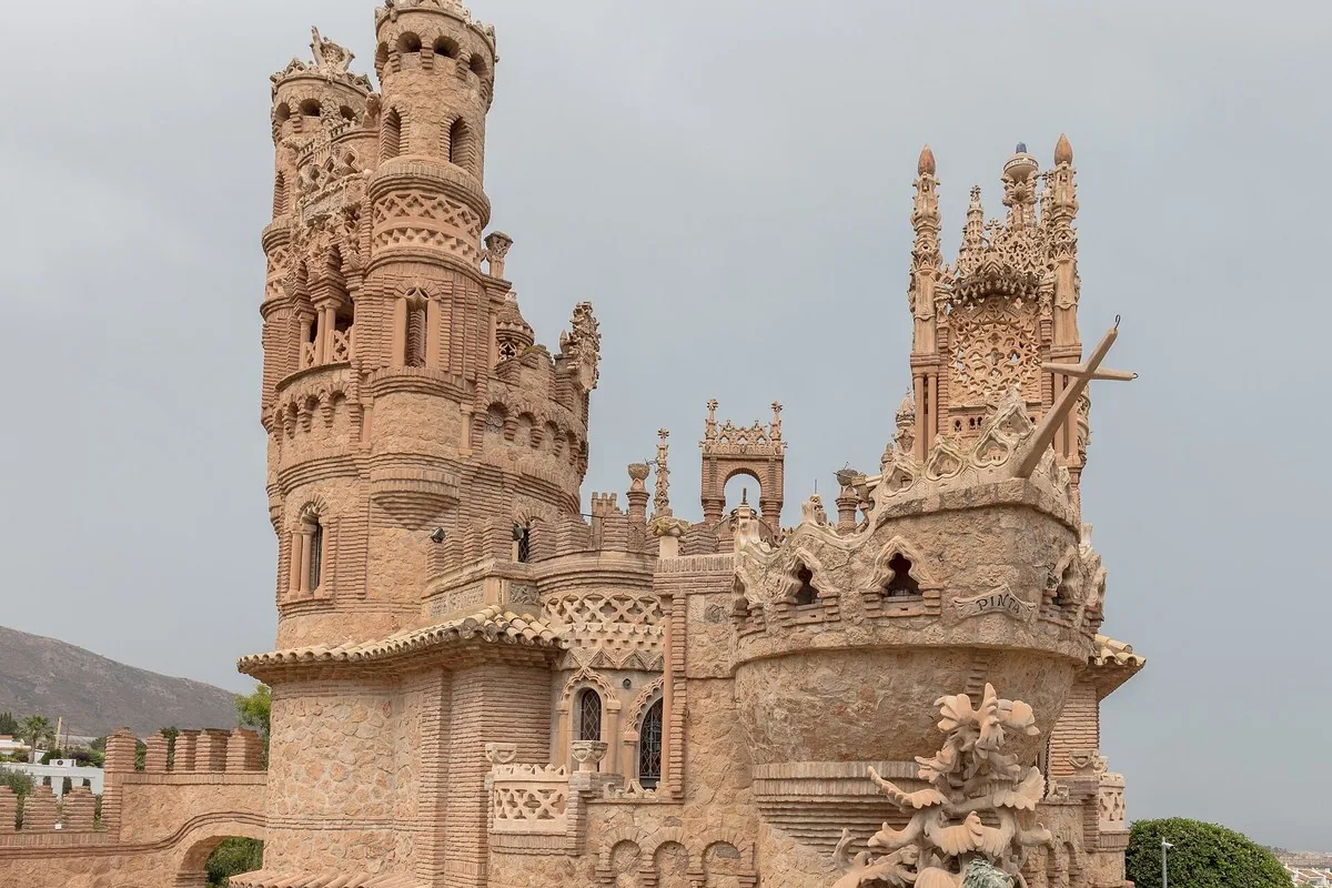 The monument on its hillside terrace