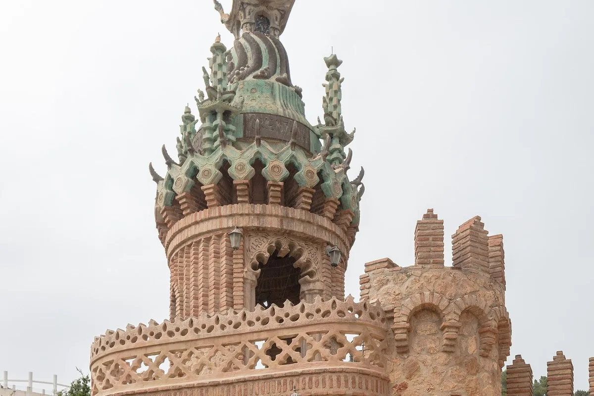 A Gothic tower rising from the stone